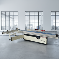 Scie à panneaux CNC à table coulissante H450D à moteur horizontal pour la découpe automatique du bois avec scie à poutre alternative de haute précision