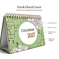 Carnet de planification personnalisable avec couverture en papier sublimé, reliure cousue à cheval, impression sur mesure pour usage promotionnel
