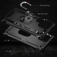 Coque de téléphone en métal antichoc pour support de voiture pour Tecno Camon 40 Pro 30 Coques mobiles pour Infinix 20 30 GT Note 40 Pro