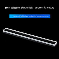 Prisme planaire de guide de lumière Flexible de tige en verre optique plat de haute précision pour Instruments optiques Tige optique plate