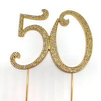 Qipao — décoration de gâteau pour 21 anniversaire, en cristal scintillant, meilleur cadeau à fête, en argent