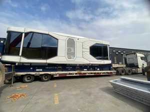 บ้านสำเร็จรูปขนาดเล็ก 2 ห้องนอน แบบแคปซูล บ้านโมดูลาร์คอนเทนเนอร์สำหรับสวนหลังบ้าน ขายส่ง - Product Image 2