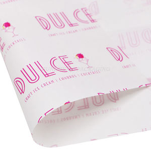 Papier de cire personnalisé, doublures de panier alimentaire, Deli barbecue Sandwich, papier de cire sec carré - Product Image 4