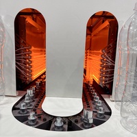 Máquina de soplado semiautomática de dos cavidades, 500ml, 1000ml, 1500ml, precio más bajo