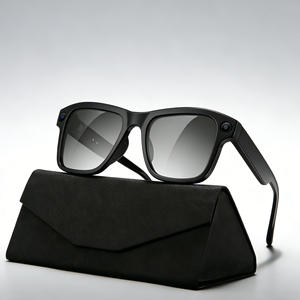 Lunettes intelligentes Partagas M02 Ultra Black Full Frame avec lentilles TAC, étui de charge intégré, Bluetooth et caméra IA - Product Image 5