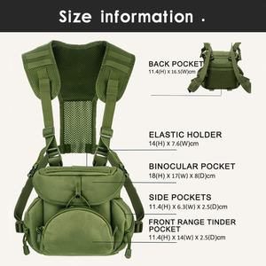 Étui pour jumelles robuste de qualité supérieure, fabriqué dans une usine certifiée BSCI, avec logo personnalisé, étanche, sac de poitrine pour jumelles, harnais pour jumelles - Product Image 6