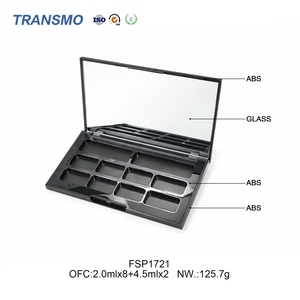 ถาดใส่อายแชโดว์แบบสี่เหลี่ยม 3 ช่อง แบบพรีเมียมสั่งทำพิเศษ (OEM) ใช้ซ้ำได้ ผลิตจากพลาสติกเป็นมิตรกับสิ่งแวดล้อม พร้อมฝาปิดใส - Product Image 5