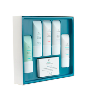 Dead Sea Skincare Gift Set 6 Piece Travel Sized Collection With Mud Mask Hand Cream Night Cream Black Soap <b>Body</b> <b>Lotion</b> Shampoo - Product Image 2