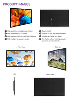 Tablette POE 10.1 12.1 15 pouces smart wifi 4G slim android lcd machine publicitaire écran tactile mural