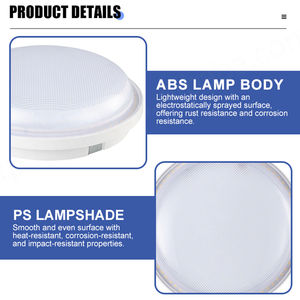 Prix de gros Décoration Étanche à l'humidité Extérieur Led Jardin Luminaire Couloir Villa Maison Terrasse Ronde Ovale Applique Murale - Product Image 6