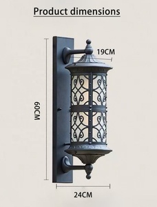 LED Outdoor Wall <b>Light</b> Courtyard Long Wall <b>Light</b> Modern IP65 Waterproof Villa Porch Garden Wall Lamp Exterior <b>Sconces</b> - Product Image 3