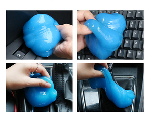 Vente en gros du composé de nettoyage high-tech ajouté une forte capacité de nettoyage Agent de nettoyage en gel doux pour voiture portable - Product Image 5