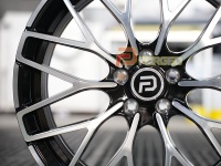 Aleación forjada negra personalizada 5x114,3 5x130 5x112 Ruedas 15 18 24 26 Pulgadas Llanta de ruedas de coche para Maserati de lujo
