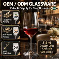 Verres à vin rouge classiques à pied de 315 ml, durables et sans plomb, pour mariages, fêtes, bars, événements de restauration, avec coffret cadeau – Vente en gros