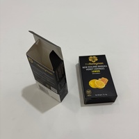 Boîte d'emballage de luxe en carton pour pot de miel, avec gaufrage, doublure en éponge, pelliculage mat, revêtement UV, boîte cadeau jaune pour produits haut de gamme