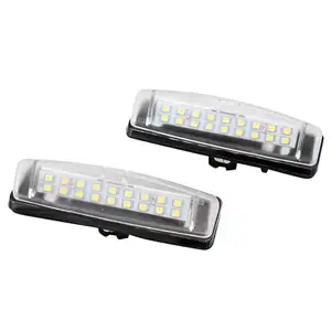 2x LED Number Plate License Light for Toyota Camry prius Previa Lexus IS300 IS200 RX330 GS430