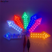 Module de flèche à led clignotante simple, led 12v 24v, lumière pour véhicule