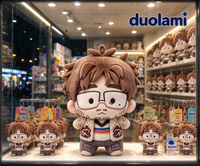 Peluche personnalisée de personnage de dessin animé, poupée en peluche mignonne pour collection ou cadeau, jouet en peluche personnalisé OEM ODM