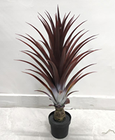 Großhandel Künstlicher Dracaena Drachenblutbaum Künstliche Kiefernblätter im Topf Grünpflanzen für Heim Hotel Hochzeit Innendekoration