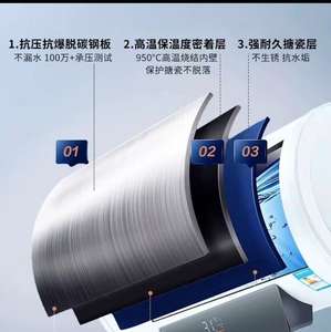 Calentador de Agua Eléctrico Instantáneo para <span class=keywords><strong>Baño</strong></span>, Tipo Geiser, sin Tanque, para RV, Exteriores, Hotel, Hogar, Garaje, de Plástico - Product Image 4