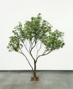 Simulación de árbol de arce caballo borracho madera interior árbol planta verde paisaje ventana decoración paisaje ventana grande planta - Product Image 3