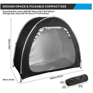 Pour <span class=keywords><strong>Amazon</strong></span> Bestseller Tente de cyclisme portable monocouche pour VTT Couverture de vélo d'extérieur en tissu Oxford - Product Image 3