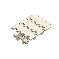Convoyeur à chaîne modulaire en acier allié MS3 CP5, résistant aux produits chimiques, vitesse réglable, pour la manutention alimentaire et l'entreposage