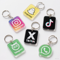 Carte de visite numérique personnalisée en époxy NFC pour les médias sociaux, carte intelligente en acrylique transparent brillant