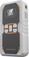 Démarreur de voiture 800A Peak avec compresseur d'air 36 PSI, booster de batterie portable 12V 7200mAh et gonfleur de pneus numérique pour moto