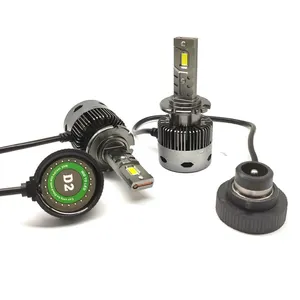 Bombillas de faro LED D1S D3S 12V bombilla de Xenón HID D2s faro de xenón D4S 50W reemplazar el enchufe del faro LED con balasto original