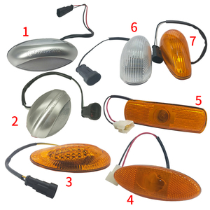 Nouvelles feux de signalisation de direction pour bus Jiuqiang de Chine, <span class=keywords><strong>orange</strong></span> et blanc, haute luminosité, intérieur LED, accessoires de bus en plastique - Product Image 1