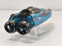 Bateau télécommandé électrique CQZNRC, étanche, haute vitesse (30 km/h), double moteur brushless, jouet de course avec éclairage RVB
