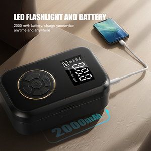 Bomba de Presión de Neumáticos Eléctrica Multifunción, Mini Bomba de Aire Portátil para Automóvil, Compresor de Aire Digital LED para Neumáticos, Inflador de Neumáticos Inalámbrico - Product Image 3