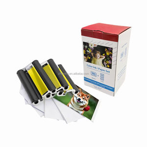 Papier photo brillant compatible avec <span class=keywords><strong>Canon</strong></span> <span class=keywords><strong>SELPHY</strong></span> CP1300 CP1500 CP1200 4x6 pouces 108 feuilles Vente en gros Faible MOQ - Product Image 1