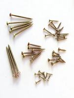 Lot de 635 vis métriques en acier au carbone zingué, à tête fraisée, à croix, autotaraudeuses pour le travail du bois