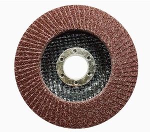 AO disco lamellare calcinato disco 4.5 pollici 115mm T27 T29 medio carburo di silicio dischi abrasivi per smerigliatrice angolare OEM - Product Image 3