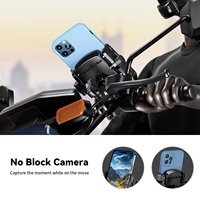 Nouvel arrivage Support de téléphone intelligent à dégagement rapide Support de téléphone pour vélo électrique avec chargeur USB Support de téléphone portable pour moto