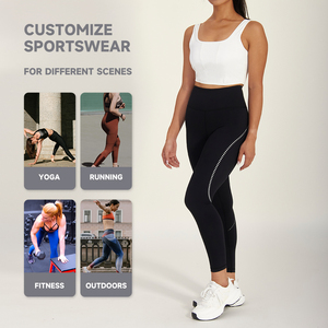 Luckpanther Leggings da allenamento da Tennis con stampa <span class=keywords><strong>a</strong></span> <span class=keywords><strong>righe</strong></span> da <span class=keywords><strong>donna</strong></span> Push up e <span class=keywords><strong>collant</strong></span> sportivi da palestra come Leggings da <span class=keywords><strong>donna</strong></span> <span class=keywords><strong>a</strong></span> vita alta - Product Image 6
