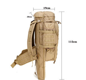Mochila Impermeable de Poliéster de Gran Capacidad (56-75L) para Camping y Senderismo, con Asa Suave y Cierre de Cremallera - Product Image 4