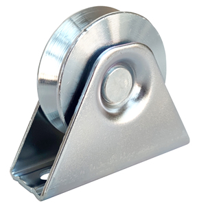Roue de porte coulissante robuste, roulement à gorge en V - Product Image 1