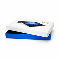 Boîte de luxe en deux parties avec logo personnalisé et insert pour emballage cadeau