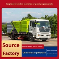 Balayeuse routière sanitaire Dongfeng Tianjin China National VI, poids lourd, grande capacité, double usage (humide/sec), avec garantie de 4 ans