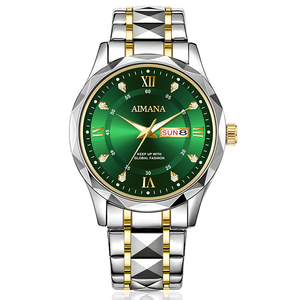 Reloj de pulsera de acero impermeable para hombre, luminoso, con fecha, de cuarzo, el más vendido. - Product Image 6