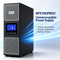 Eaton 9PX11KIPM31 10000Wh Onduleur en ligne pour utilisation monophasée en réseau/ordinateur, montage en rack, batterie de secours
