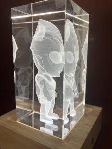 3D ảnh bên trong pha lê acrylic nhựa thủy tinh 3W 5W 10W UV sợi Laser khắc đánh dấu máy cho ý tưởng kinh doanh nhỏ - Product Image 6