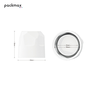 Bouchon de stockage de poudre anti-déversement en PP écologique, à ouverture facile, avec séparation sec-humide, pour bouteille portable de mélanges de boissons solides instantanées - Product Image 2