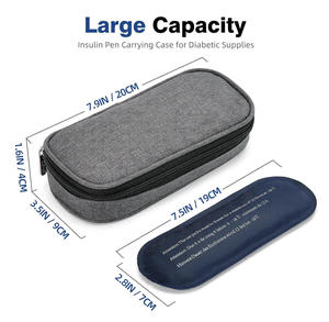 <span class=keywords><strong>Bolsa</strong></span> Enfriadora de Insulina Personalizada con Logotipo, <span class=keywords><strong>Bolsa</strong></span> de Viaje Aislada para Diabéticos con Paquetes de Hielo, Organizador de Medicamentos para Uso Diario - Product Image 4