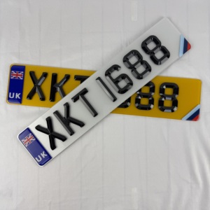 Placas de matrícula <span class=keywords><strong>retro</strong></span> 4D de 5mm-Placas de matrícula de tipo biselado - Product Image 3