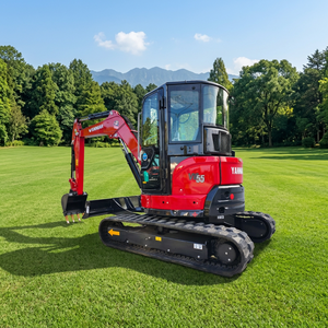 Mini-excavatrice d'occasion Yanmar Vio55-6A 5,5 tonnes, fabriquée au Japon, mini-excavatrice sur chenilles en caoutchouc Yanmar Vio55-6, Vio55 d'occasion - Product Image 1