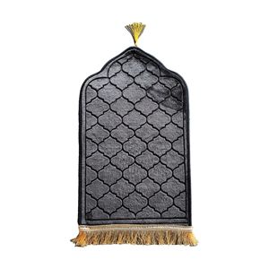 Tapis de prière portable en Raschel 65x35cm, mini tapis de prière musulman compact pour le Hajj et <span class=keywords><strong>l</strong></span>'Omra, Sejadah <span class=keywords><strong>l</strong></span>éger pour le <span class=keywords><strong>voyage</strong></span> - Product Image 5
